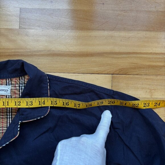 Vintage Burberrys Men’s Plaid Trim Pajama Top - L - Picture 2 of 12